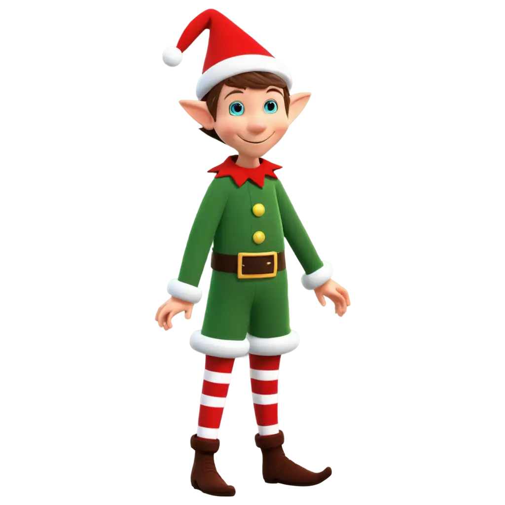 Exquisite-Christmas-Elf-PNG-Image-Enchanting-Holiday-Spirit-Captured-in-HighQuality-Format