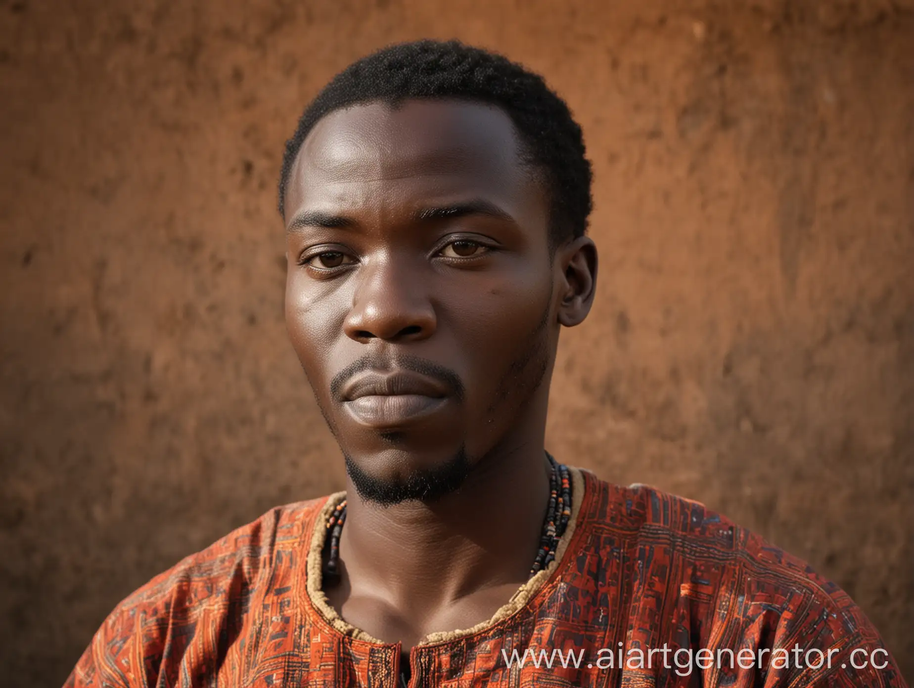 Portrait-of-an-African-Man-in-Traditional-Attire