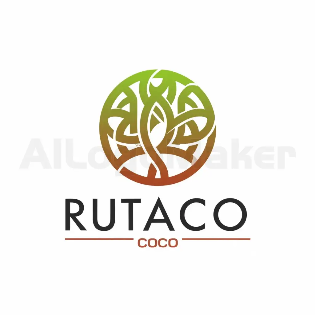 a logo design,with the text "RutaEco", main symbol:something about the environment,complex,be used in Internet industry,clear background