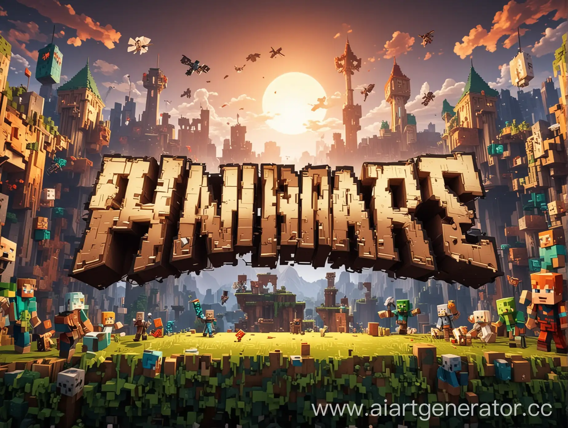 MinecraftInspired-PHSPLAY-Banner-amidst-Bedwars-MiniGame