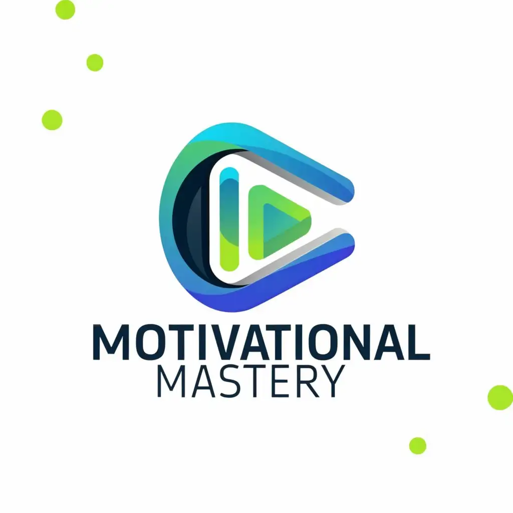 a logo design,with the text "MotivationalMastery", main symbol:YouTube,Moderate,be used in Education industry,clear background