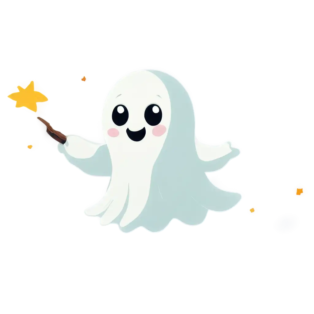 a cute ghost