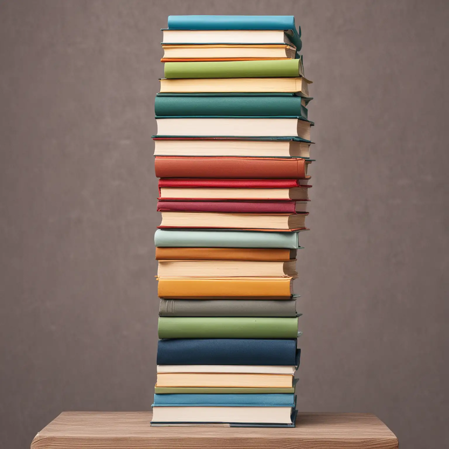 Stack-of-New-Books-with-Colorful-Covers