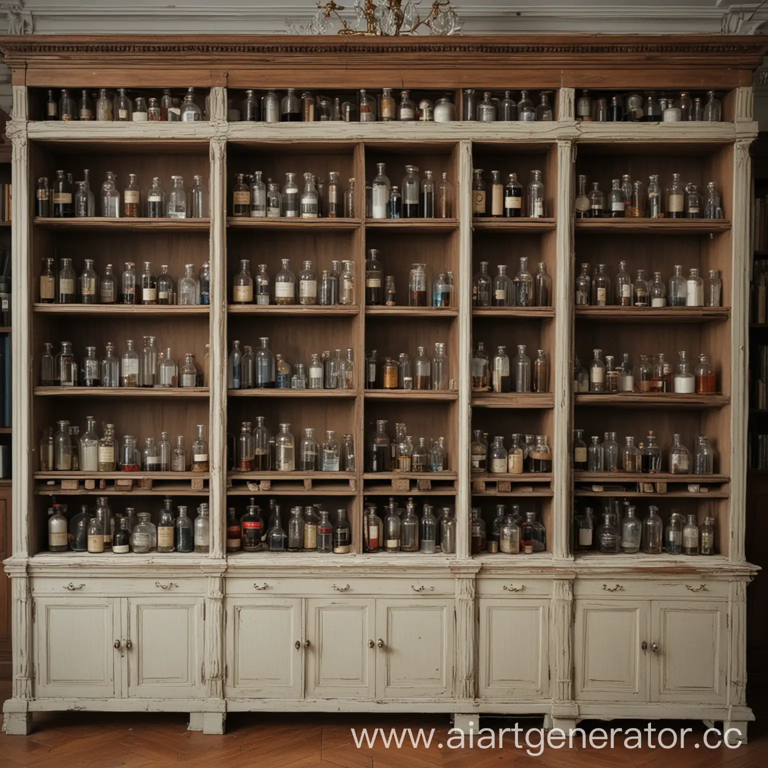 Scientists-Laboratory-Cabinet-with-Assorted-Equipment-and-Specimens