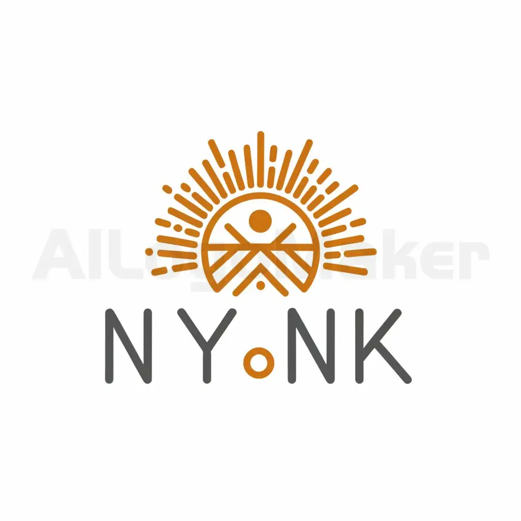a logo design,with the text "NyyNik", main symbol:Sun,Moderate,be used in Tattoo industry,clear background