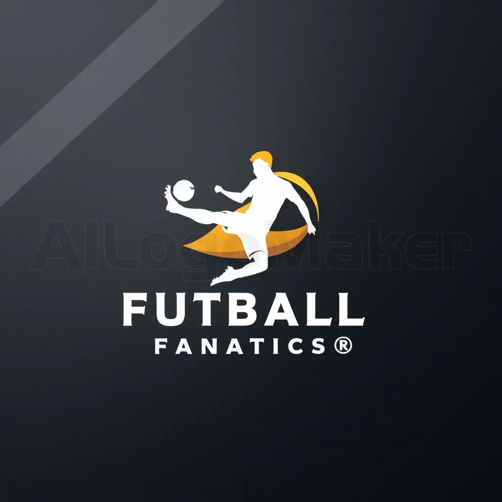 a logo design,with the text "Futball fanatics", main symbol:Neymar Jr,Moderate,be used in Sports Fitness industry,clear background