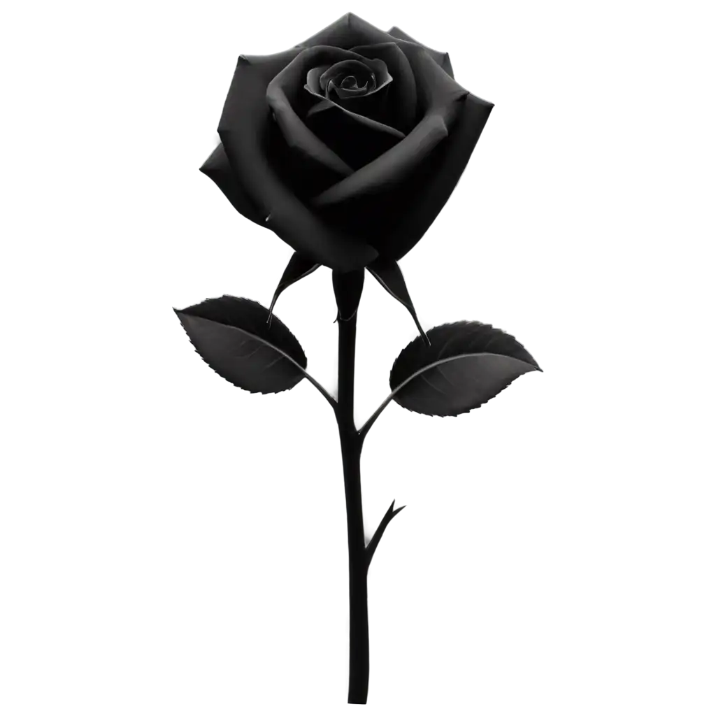 Create-a-Stunning-PNG-Image-of-a-Cute-Black-Rose-AI-Art-Prompt