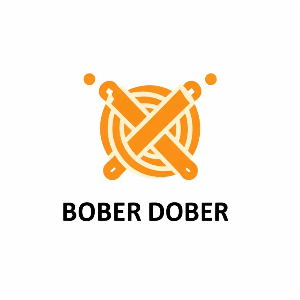 a logo design,with the text "BOBER DOBER", main symbol:skein,Moderate,be used in Home Family industry,clear background