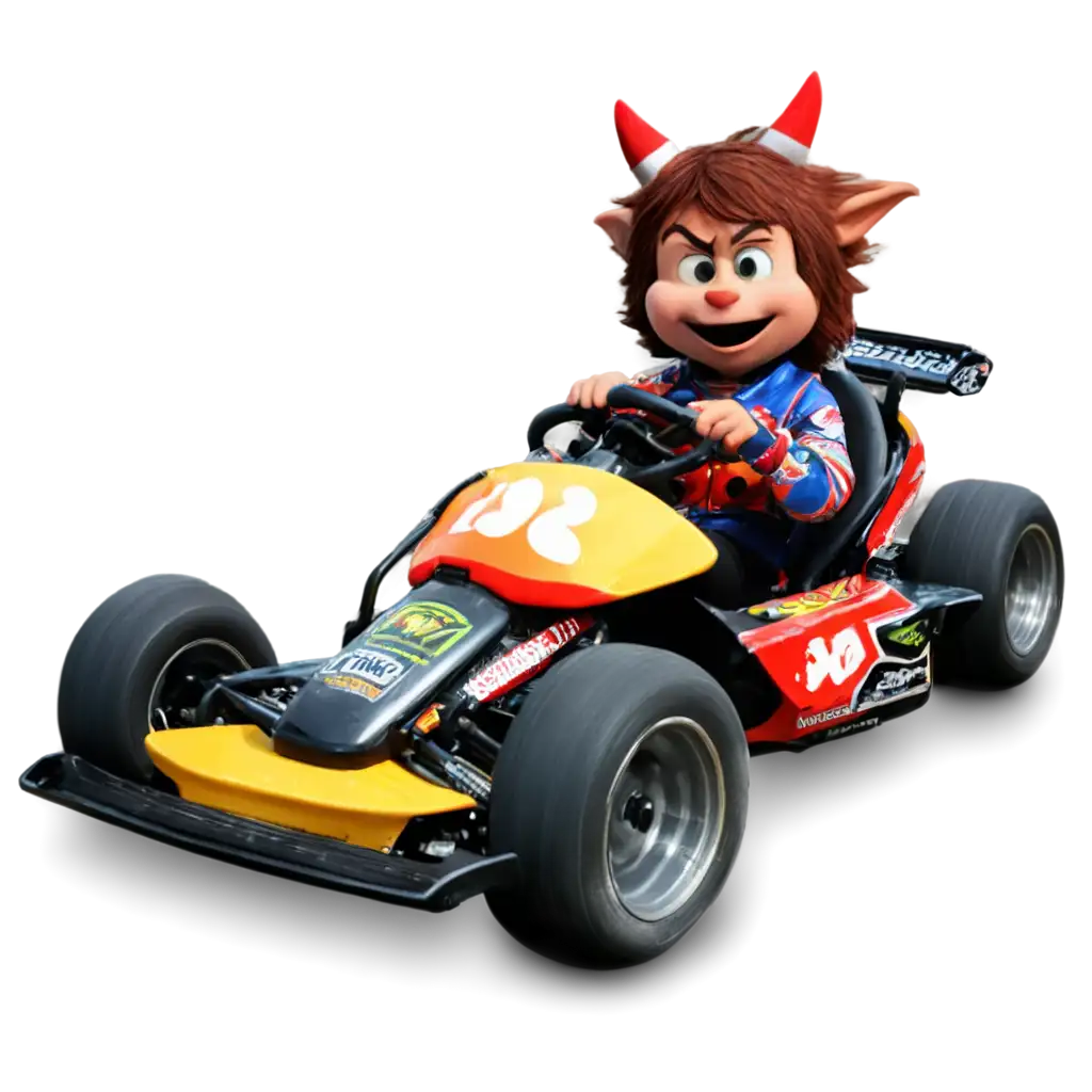 Chuckie-Bad-Face-Racing-Devil-Kart-PNG-Image-for-Dynamic-Online-Visuals