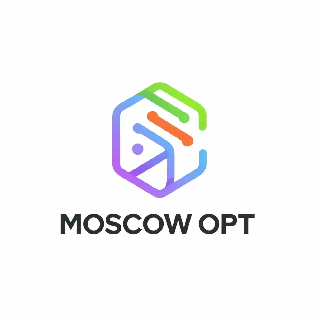 a logo design,with the text "MOSCOW OPT", main symbol:Smartphone,Minimalistic,be used in Retail industry,clear background