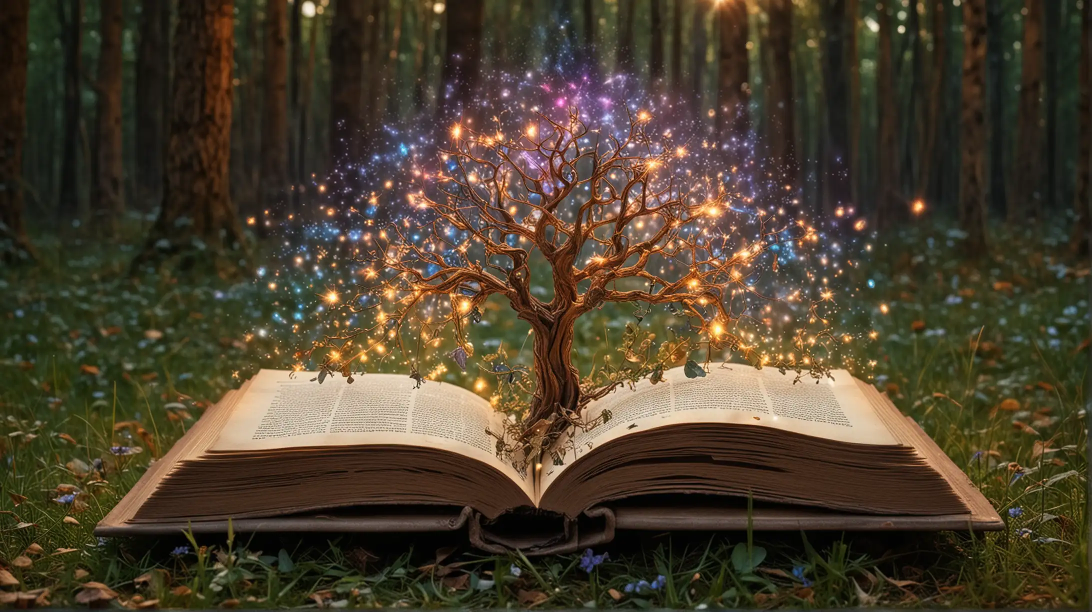 Magical and enchanted book 