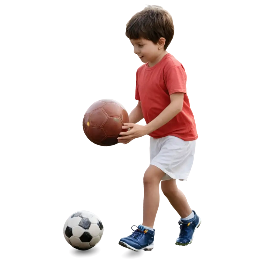 HighQuality-PNG-Image-of-a-Child-with-a-Football-Creative-AI-Art-Prompt