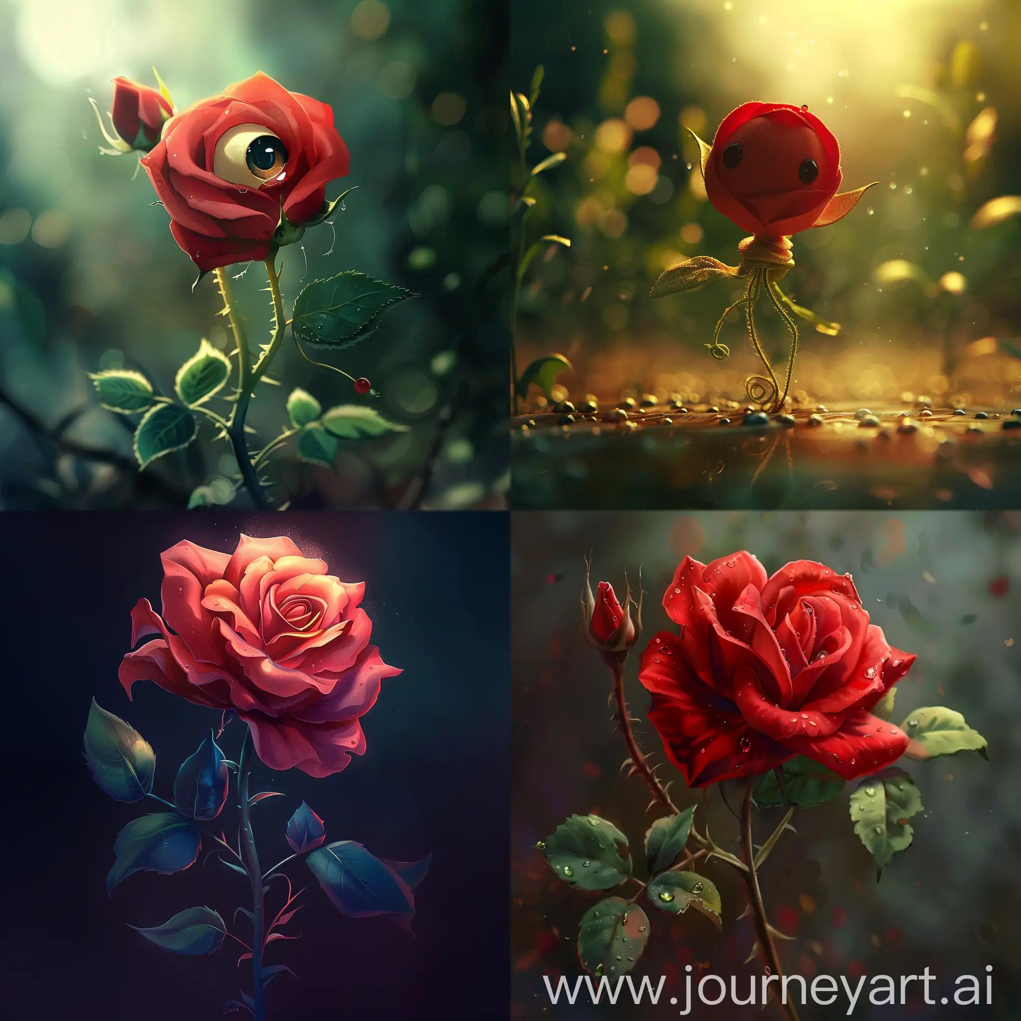 Adorable-Rose-Character-Illustration