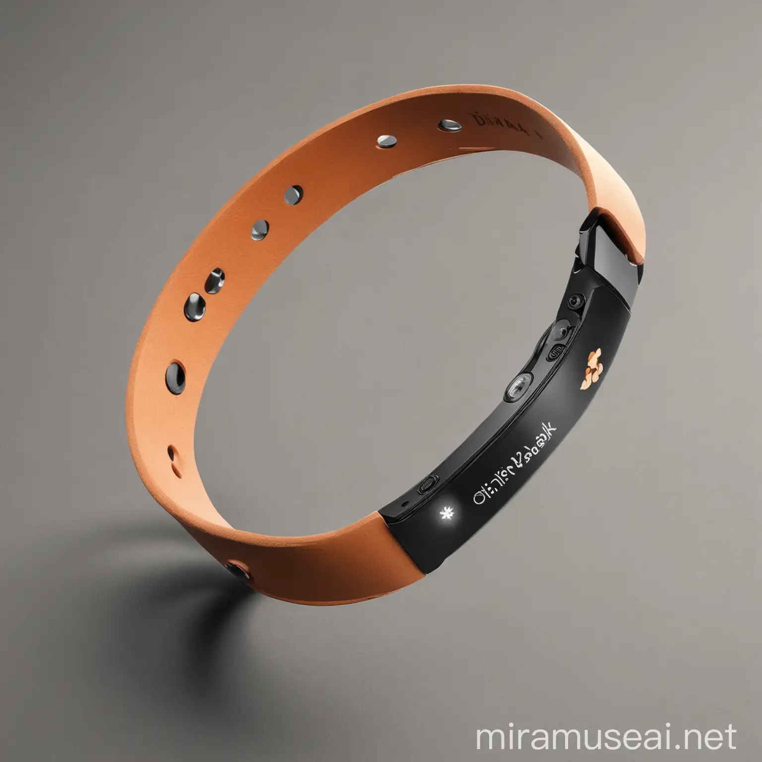 Modern Health Monitoring Bracelet for Elderly Dima Maak Logo Design