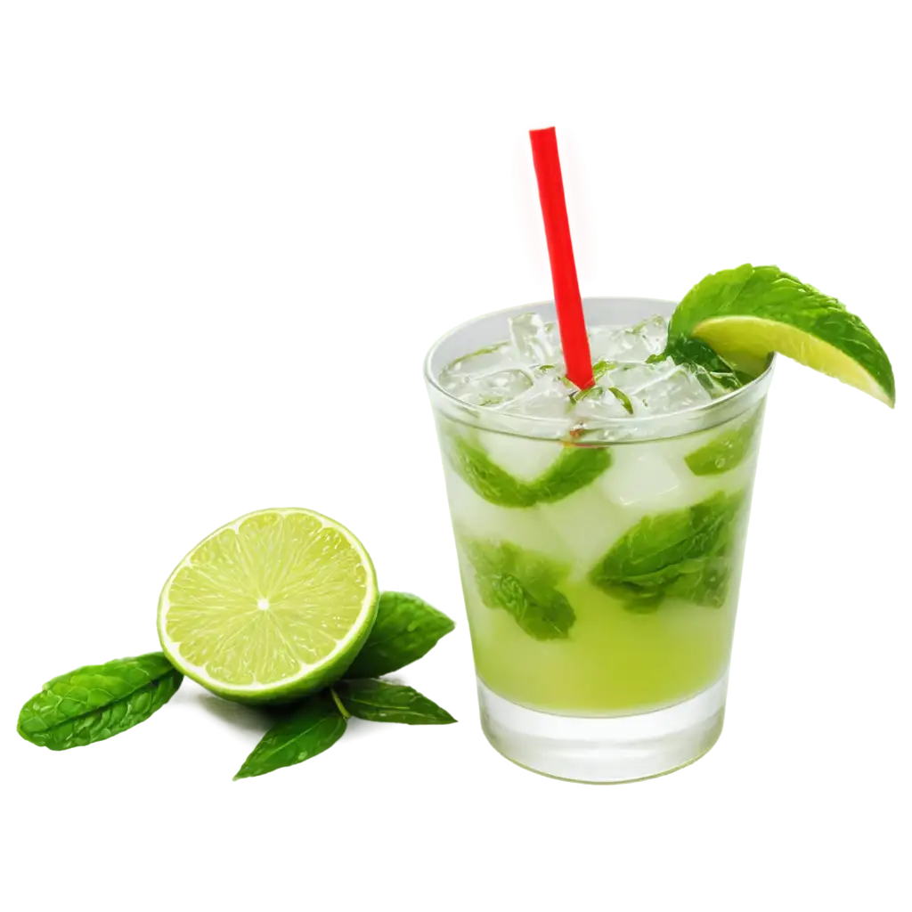 Refreshing-Mojito-PNG-A-Vibrant-Illustration-of-a-Classic-Cocktail