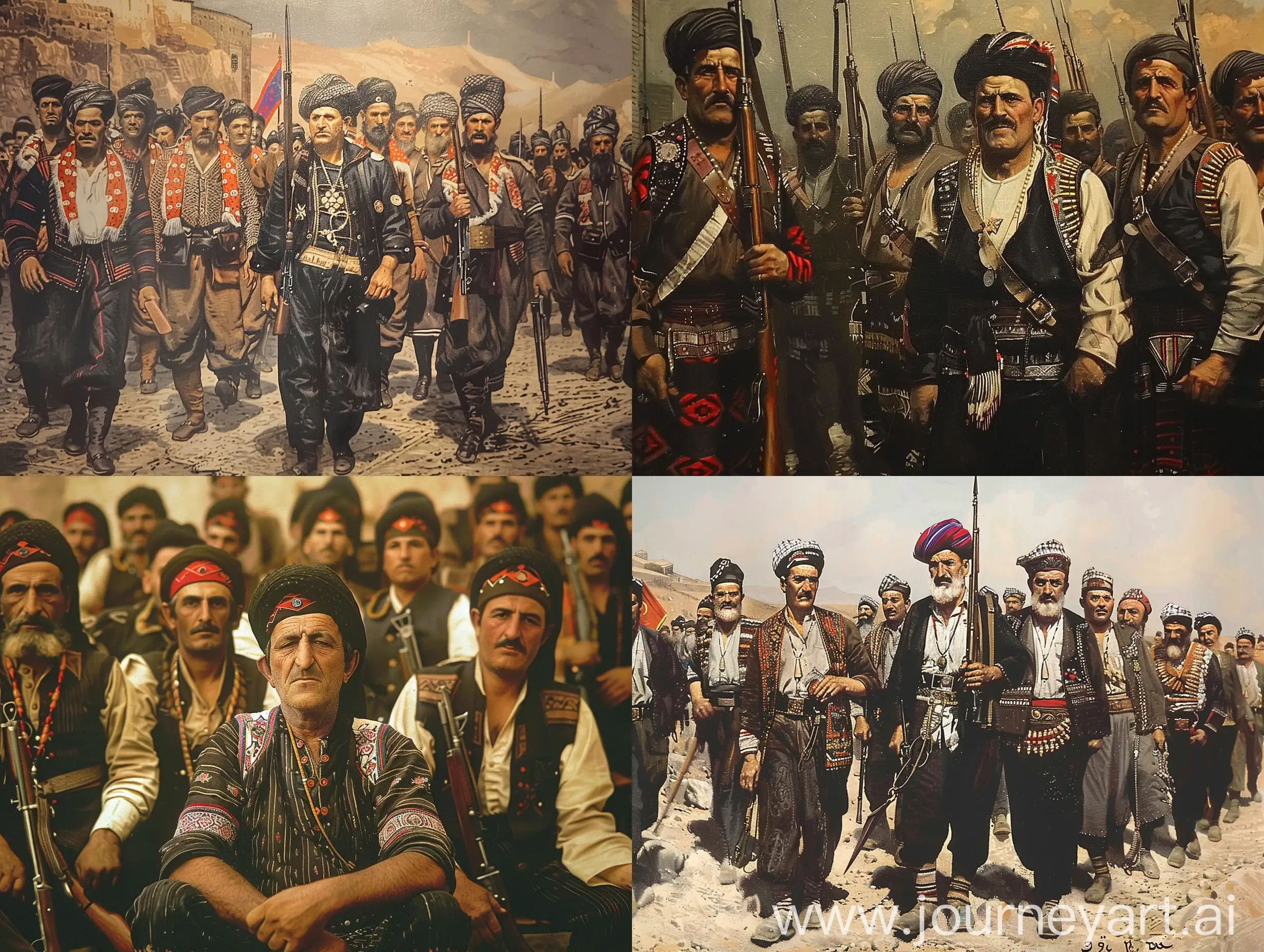 With the establishment of the regular army, Yörük Ali Efe and a large group of highly skilled and experienced men under his command joined the Army of the Grand National Assembly of Turkey (TBMM). Yörük Ali Efe was appointed as the Commander of the National Aydin Front with the rank of Militia Miralay. In this important position, he continued to lead the resistance and fight against enemy forces in the Aydin region. As a result of his outstanding achievements and courageous actions, he was awarded the Independence Medal with a red ribbon by the Turkish Grand National Assembly at the end of the Turkish War of Independence.