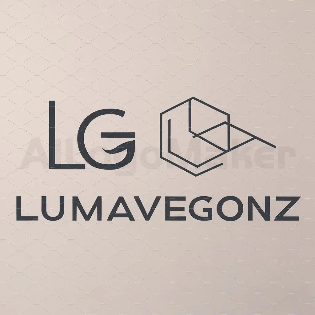 a logo design,with the text "LG", main symbol:LUMAVEGONZ,Moderate,be used in GASEOSAS industry,clear background