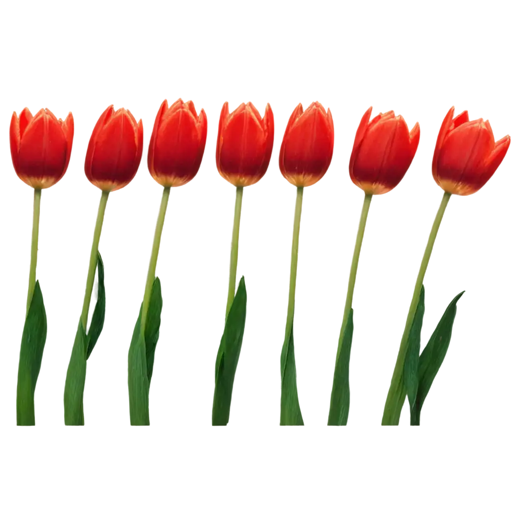 Vibrant-Red-Tulips-PNG-Captivating-Floral-Art-for-Digital-Displays
