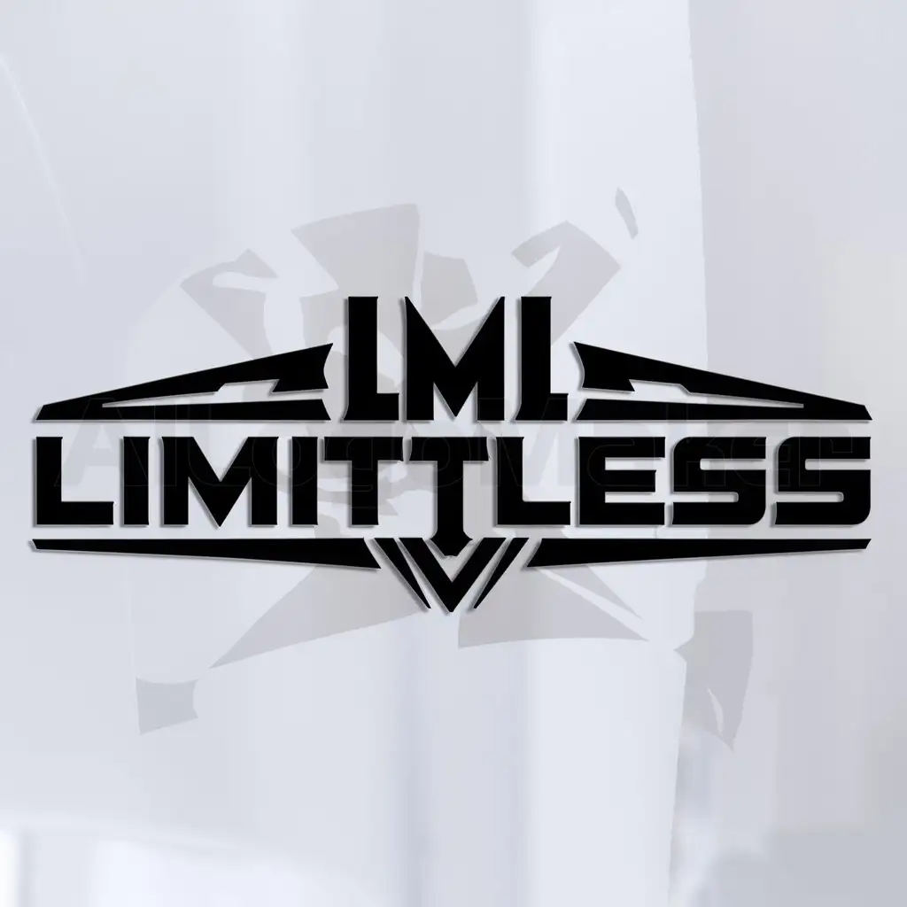 a logo design,with the text "Limitless", main symbol:LML,complex,be used in Sports Fitness industry,clear background