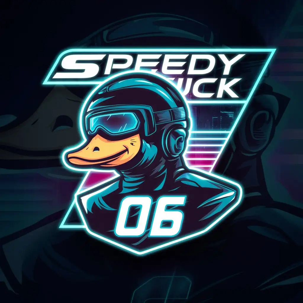 CyberThemed Logo for Speedy Duck 06