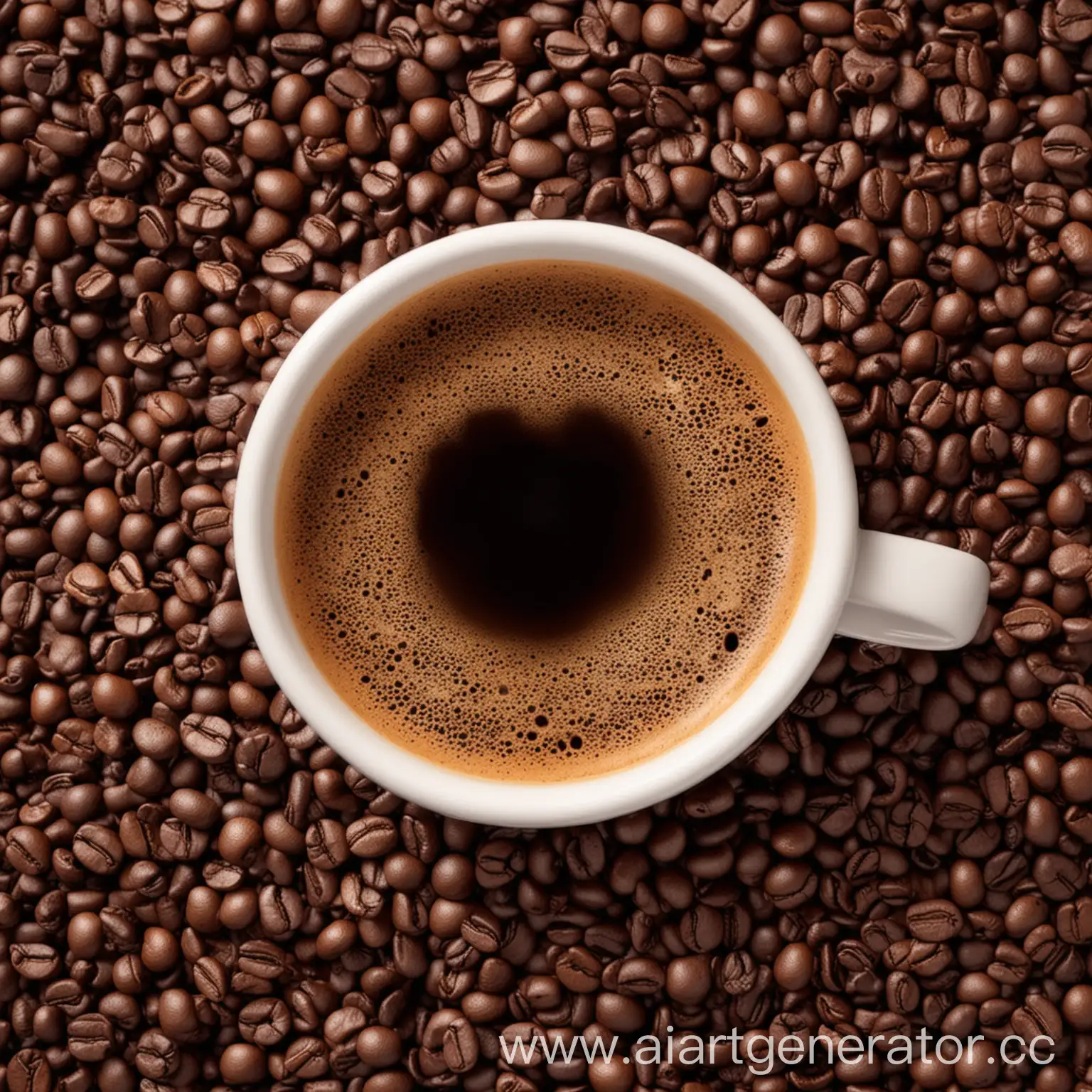 Сделай изображение вкусного и ароматного кофе