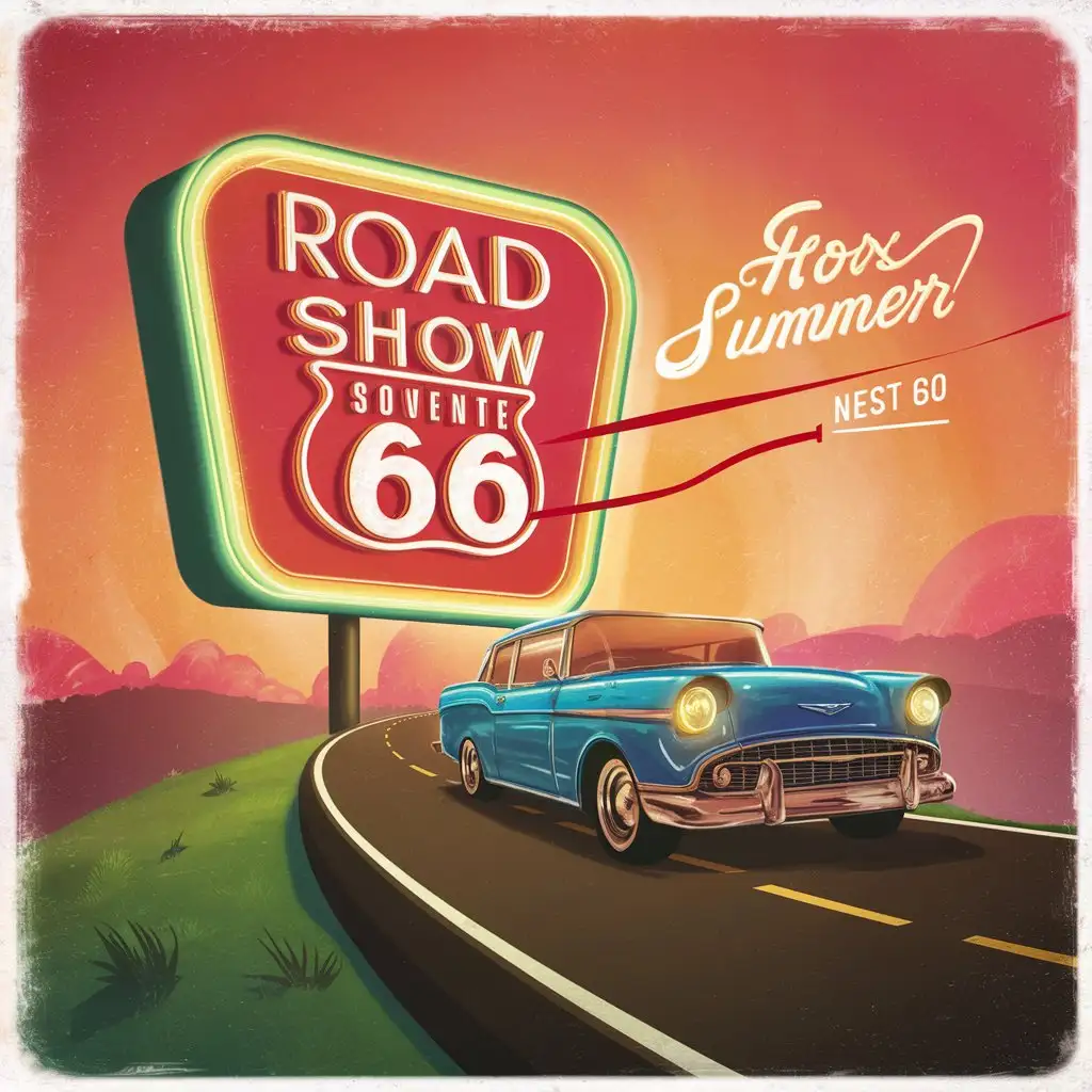 Road Show 66 billboard