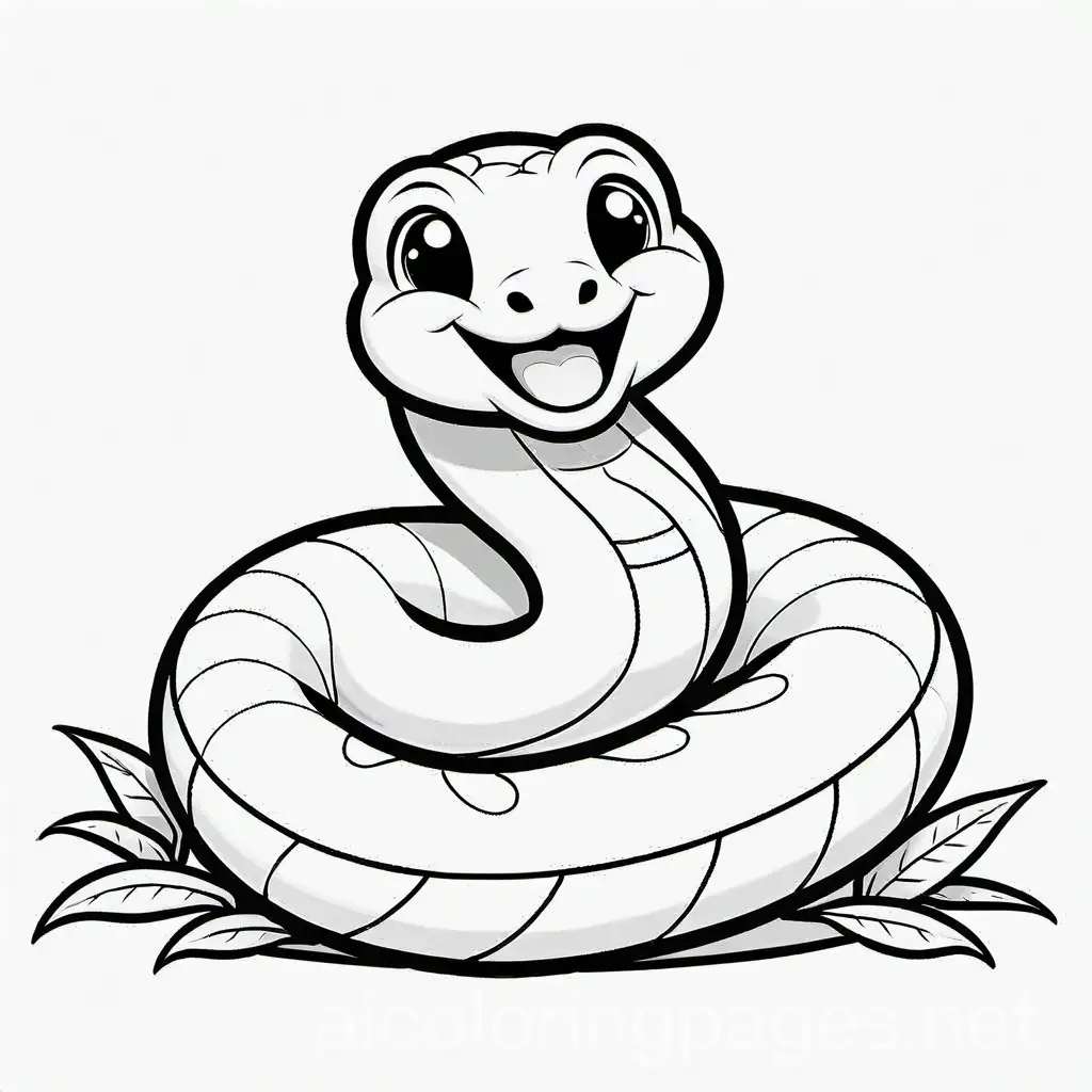 Happy-Snake-Coloring-Page-Simple-Line-Art-for-Kids
