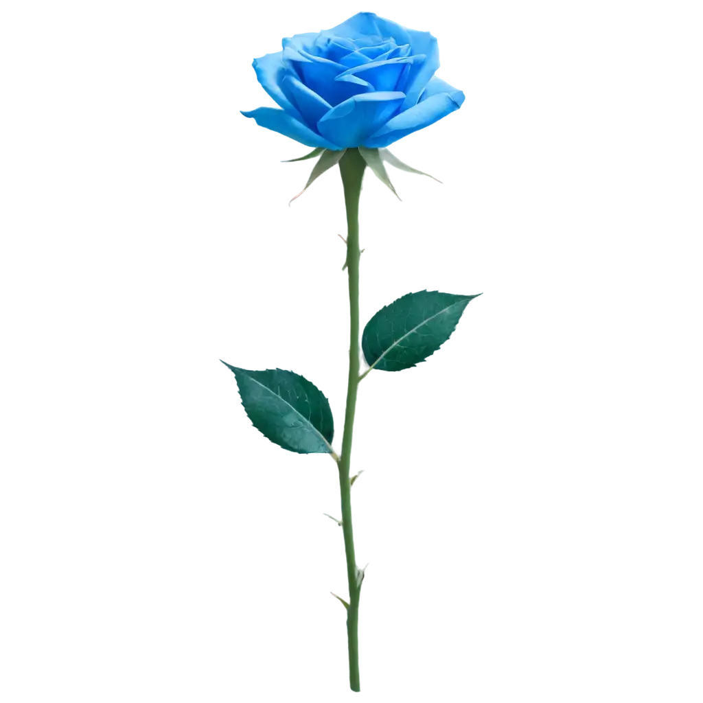 Exquisite-PNG-Image-of-a-Blue-Rose-Unveiling-the-Captivating-Beauty-in-High-Definition