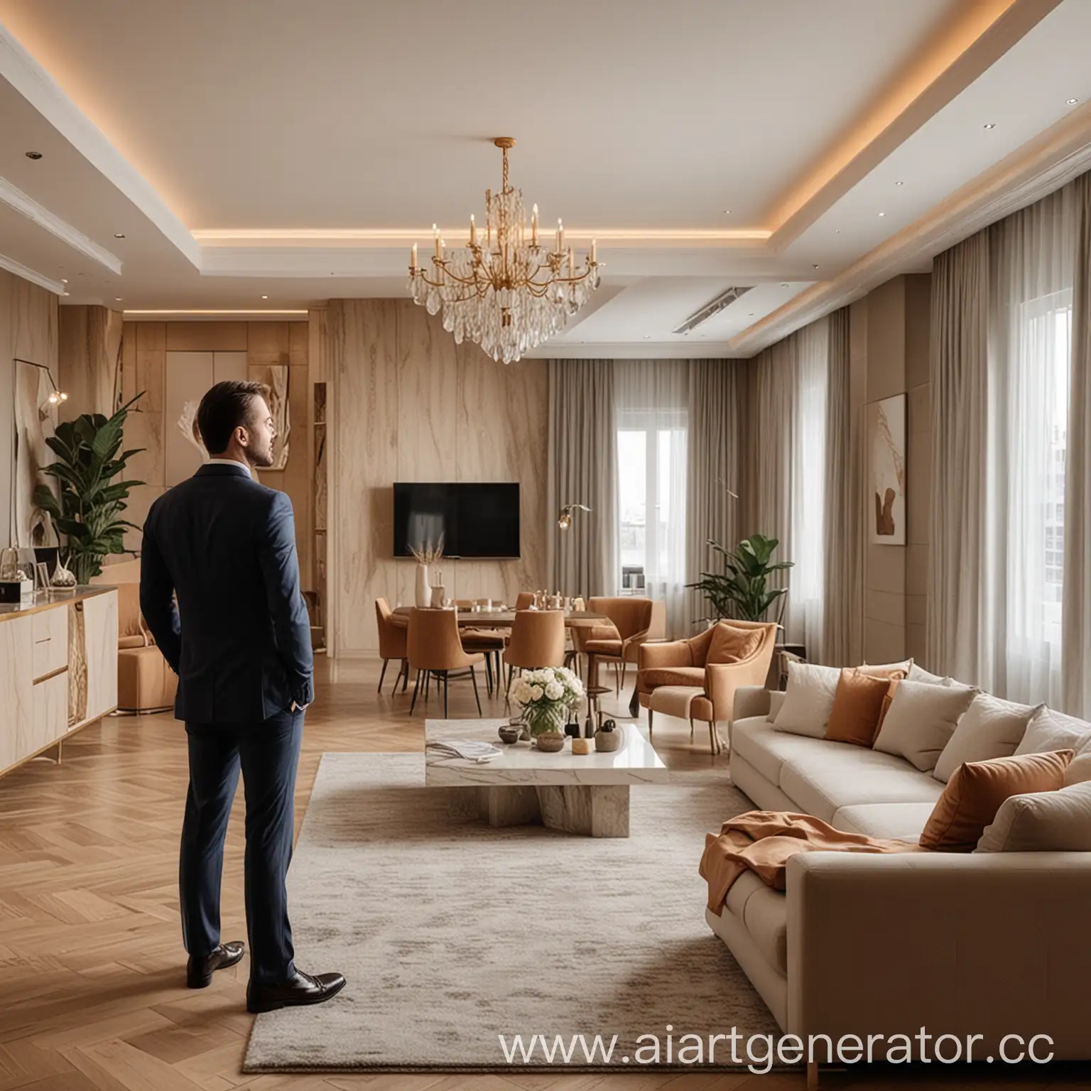 Crypto-Businessman-Discussing-Investment-Strategy-in-Luxury-Apartment