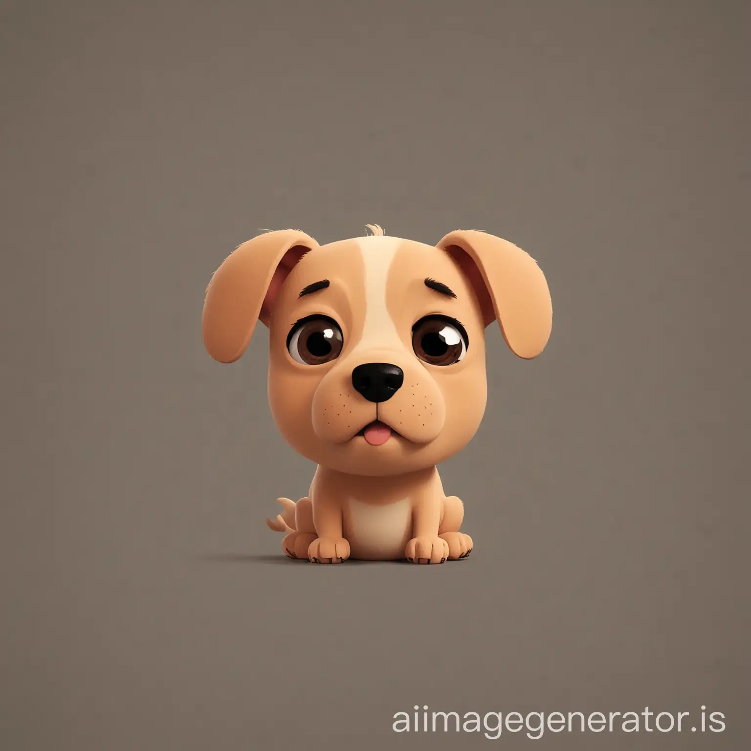 dog animated simple crude simple