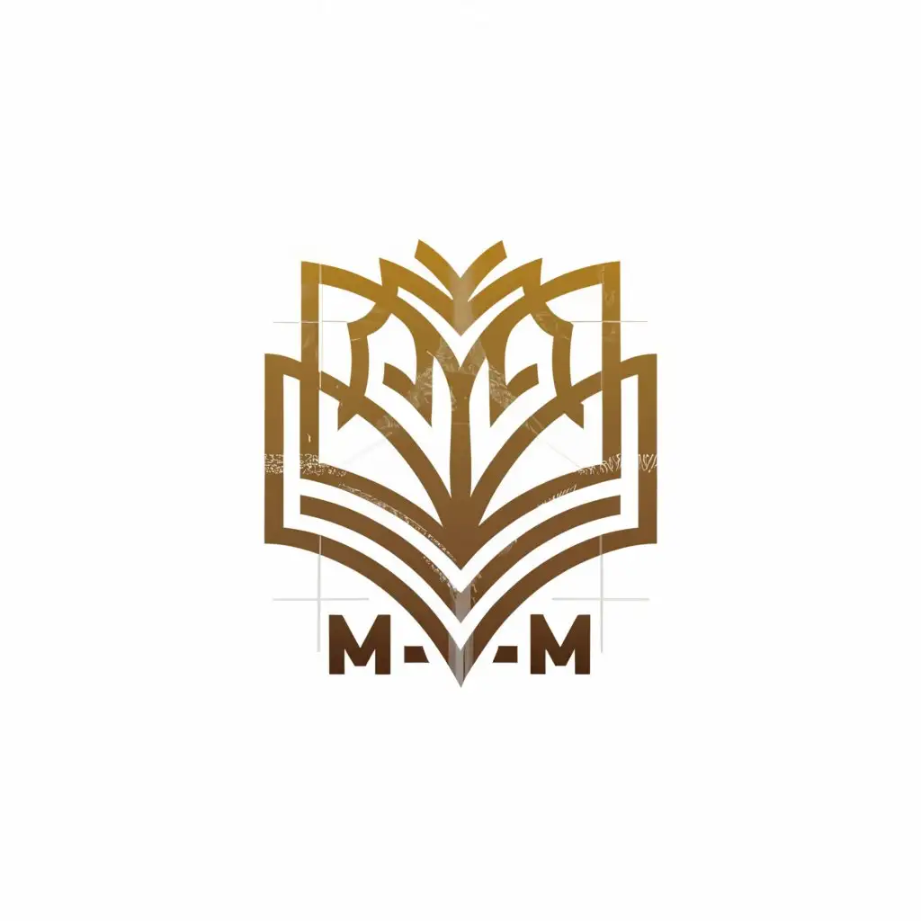 a logo design,with the text "MYM", main symbol:Book,مُعقد,be used in التعليم industry,clear background