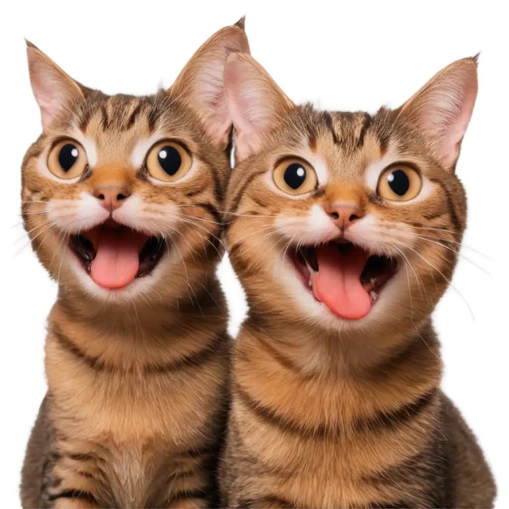 Adorable-Cats-Expressing-Various-Reactions-in-PNG-Format