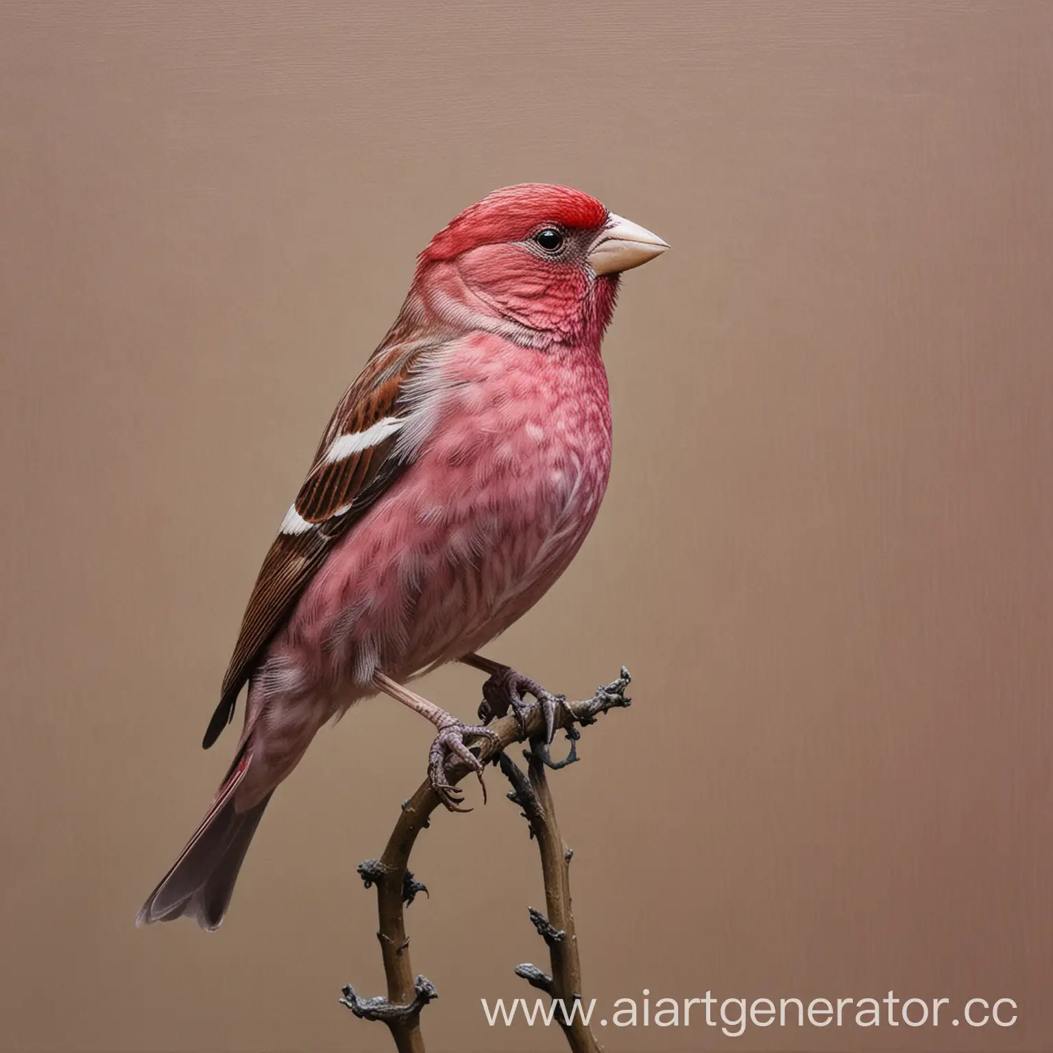 Colorful-Rosefinch-in-Contemporary-Abstract-Art