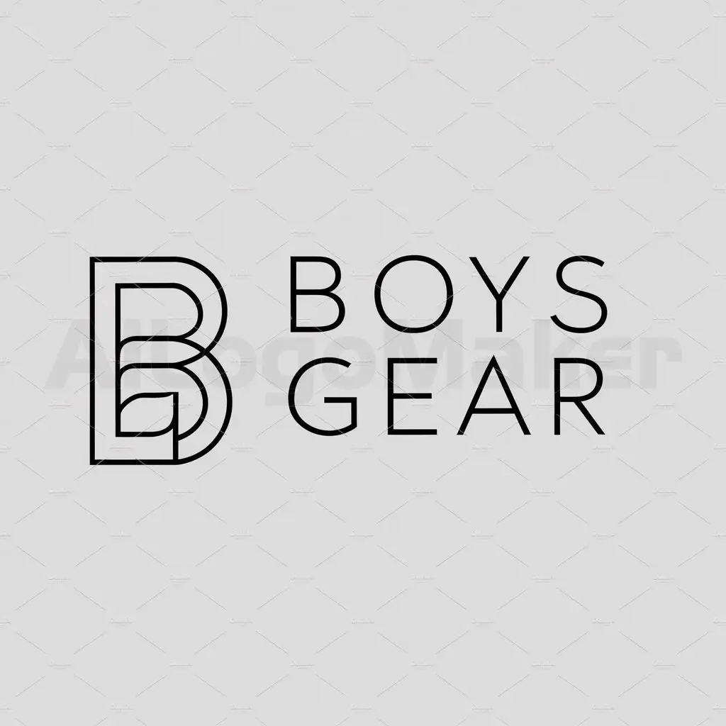 LOGO-Design-For-Boys-Gear-Elegant-Capital-B-and-G-in-Retail-Industry