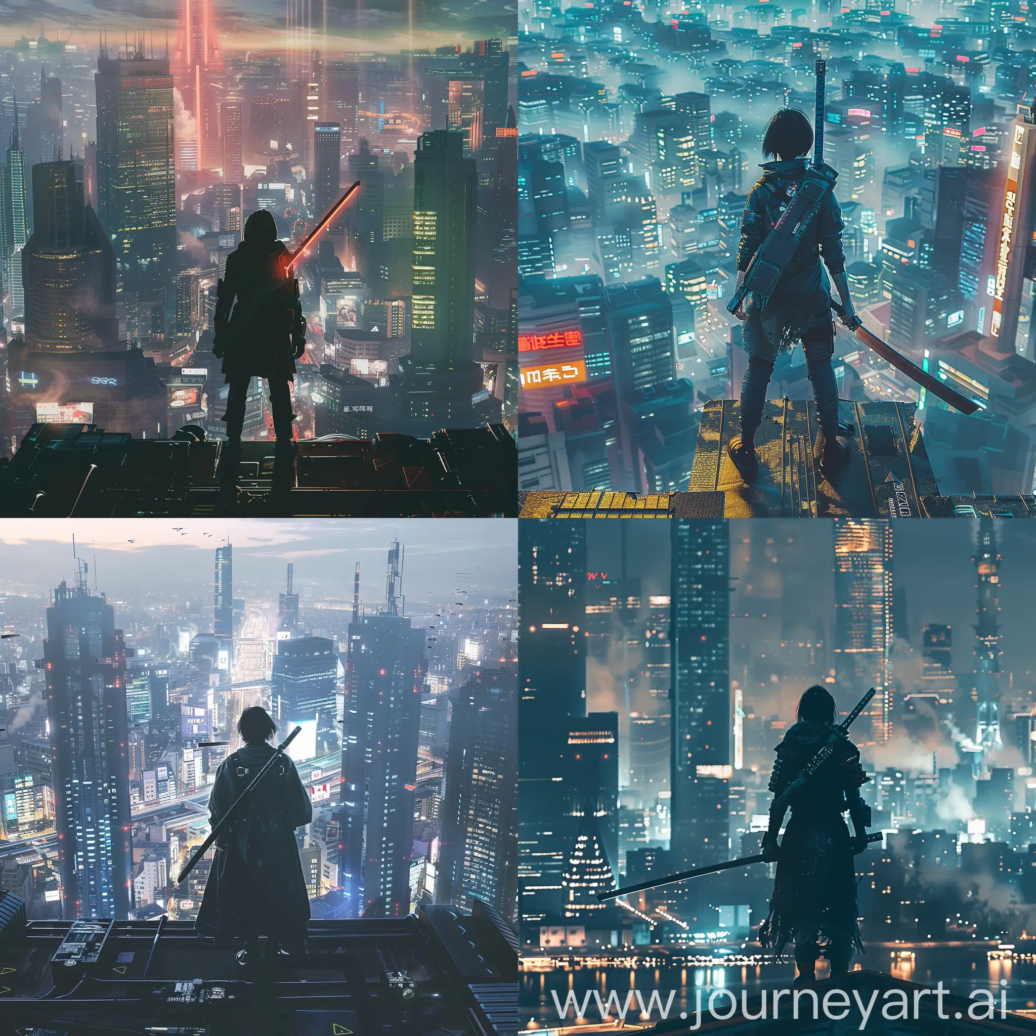 Cyberpunk-Rooftop-Guardian-with-Sabre