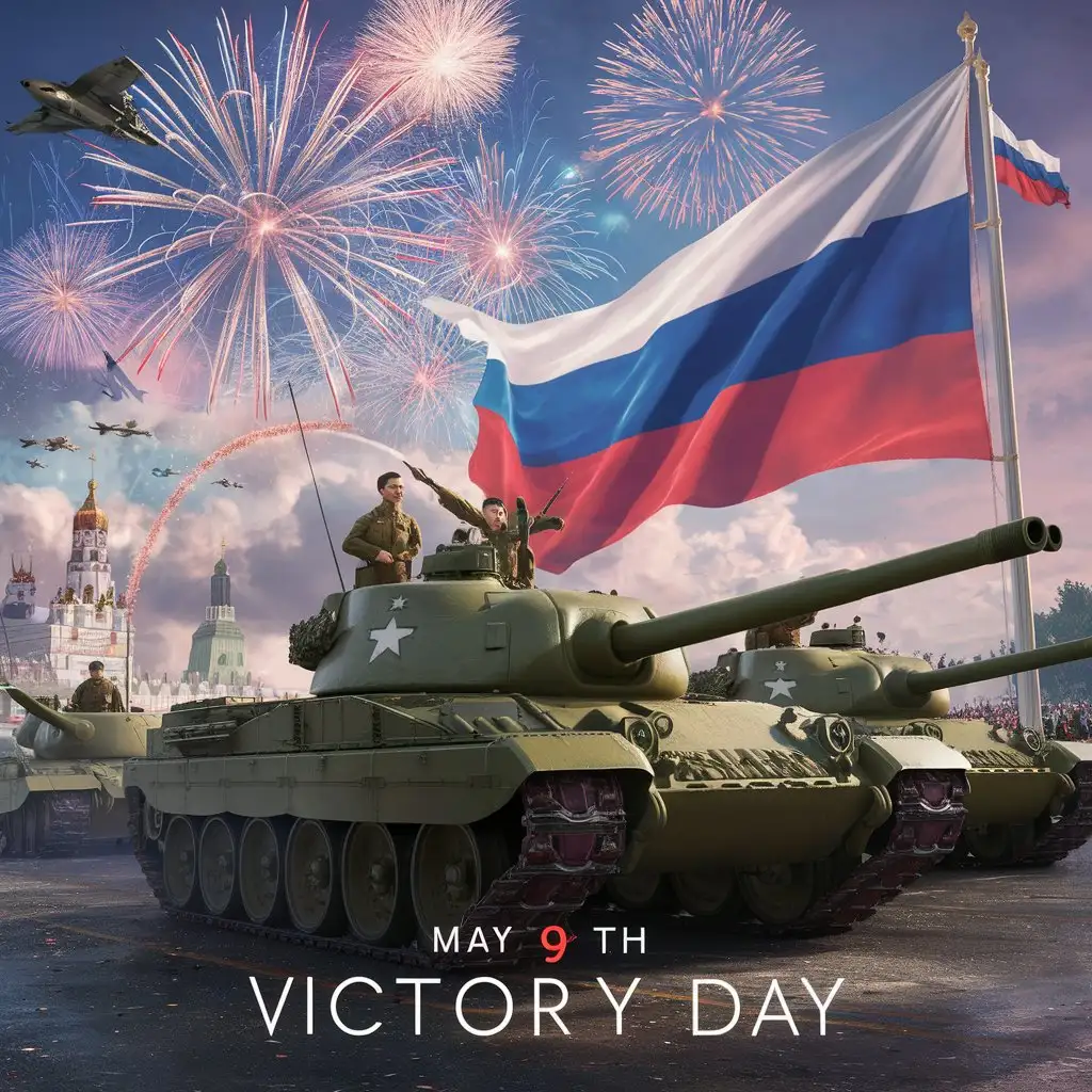 Victory-Day-Parade-3D-Illustration