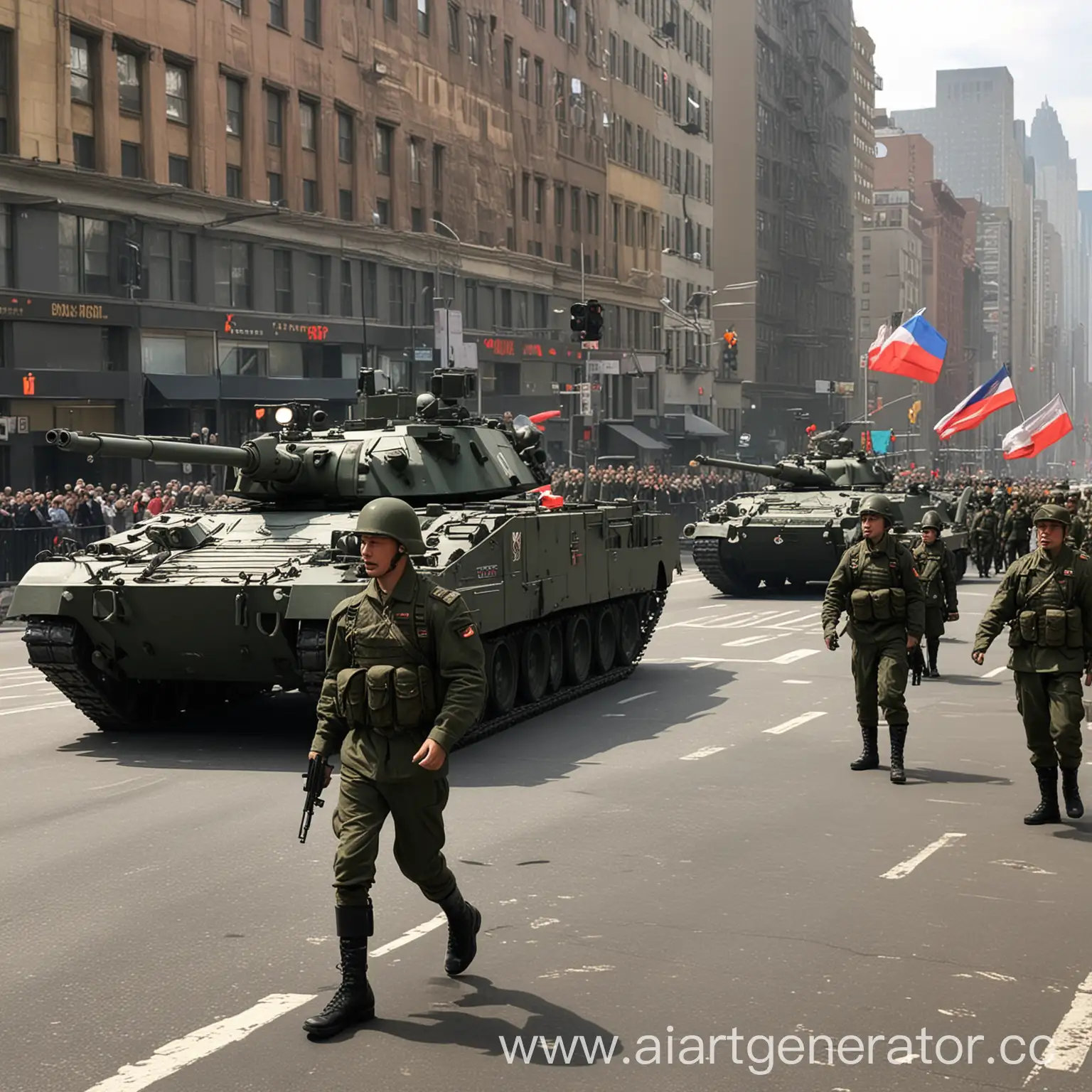 Российская Армия штурмует Нью-Йорк