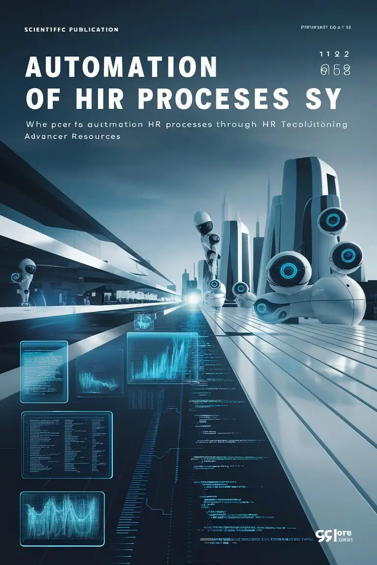 automation of HR process,  scientific publication, cover page