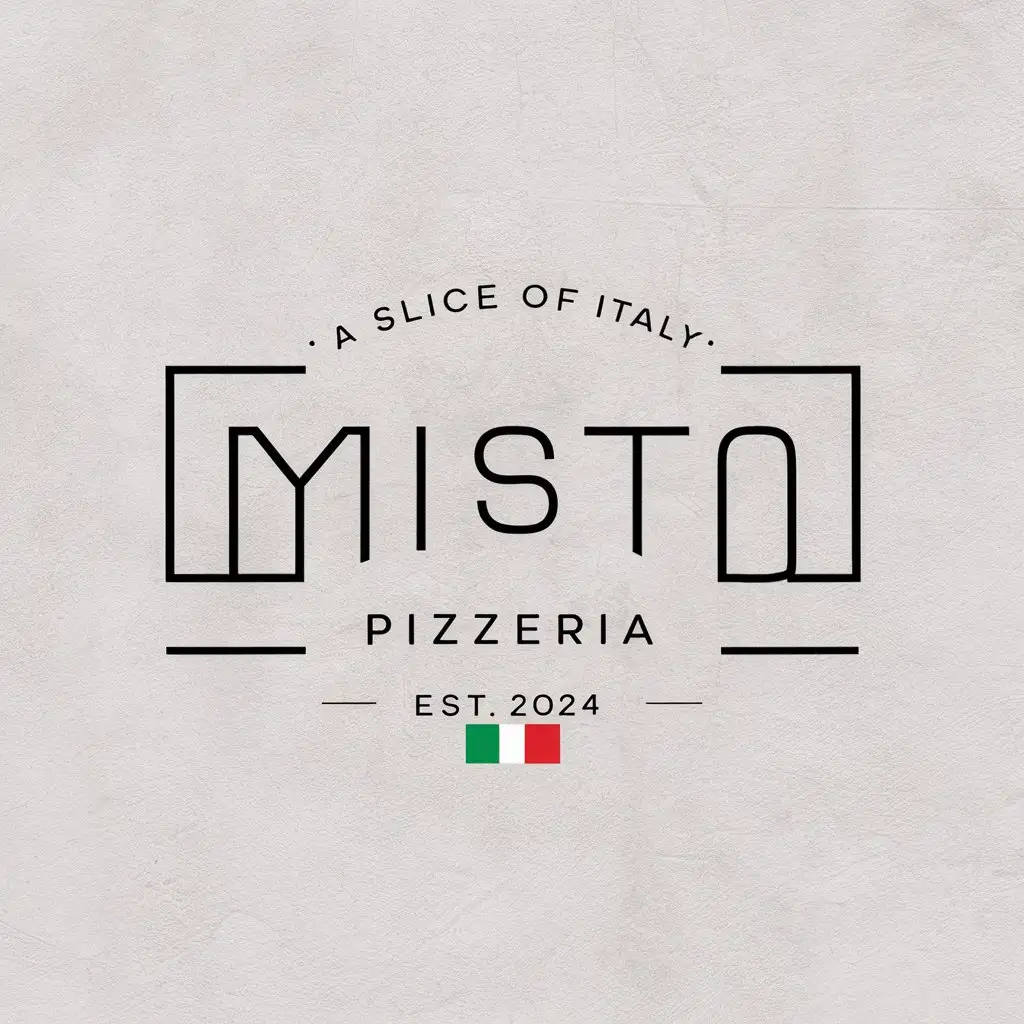 Misto Pizzeria Brand Identity with Slice of Italy Theme