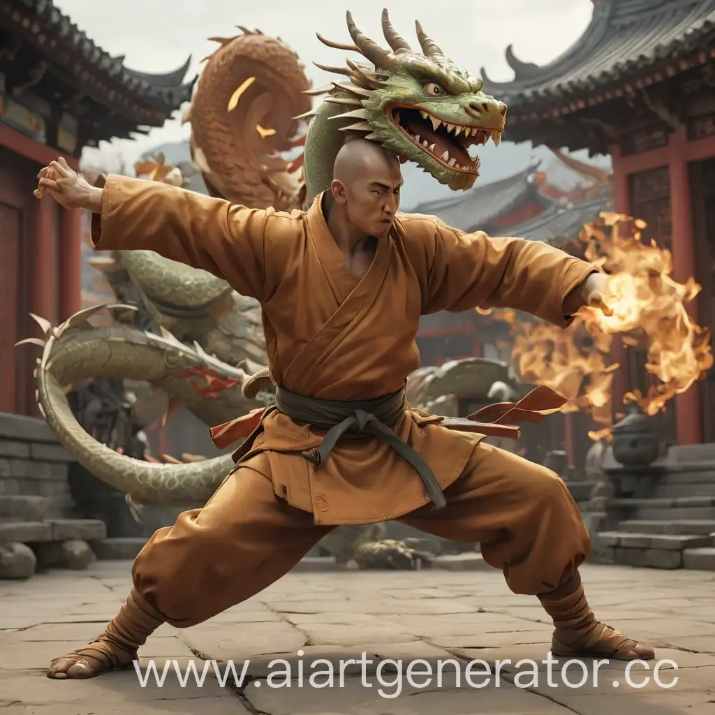 Shaolin-Monk-Dragon-Fights-Off-Attacking-Ninjas