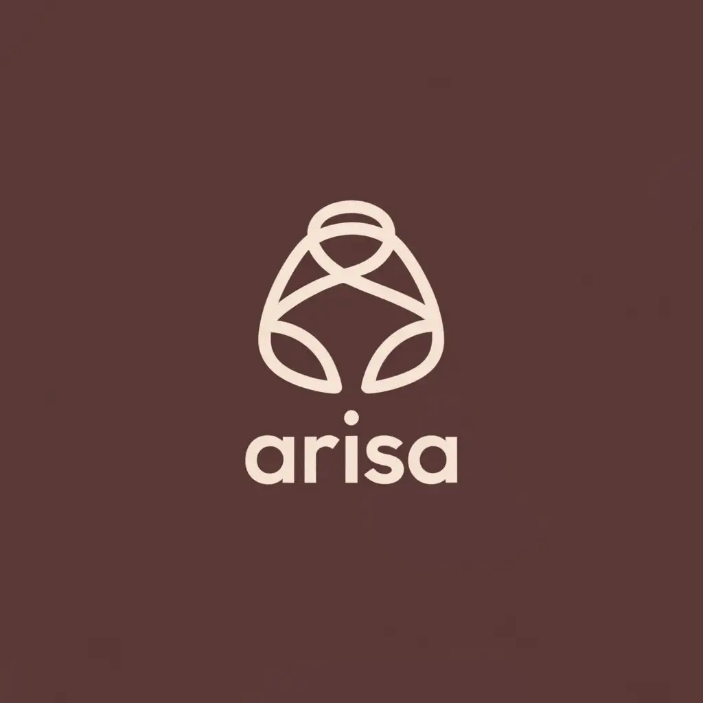 a logo design,with the text "Arisa", main symbol:kid girl,Moderate,be used in Others industry,clear background