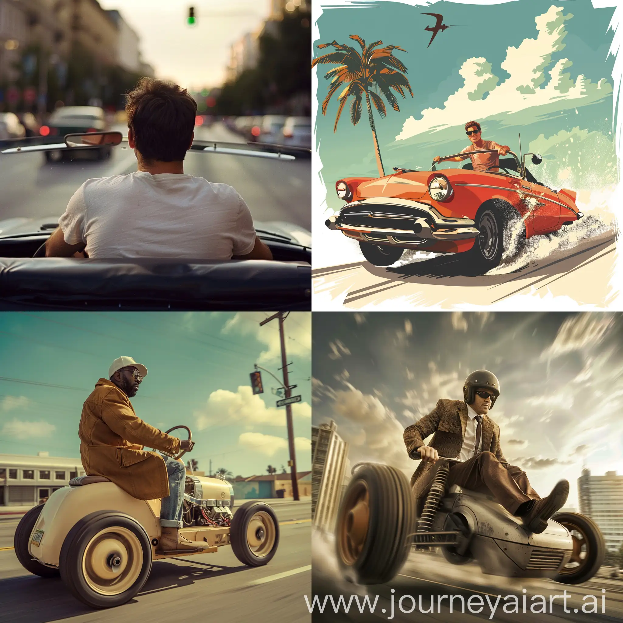 Man-Driving-a-Car-on-a-Sunny-Day