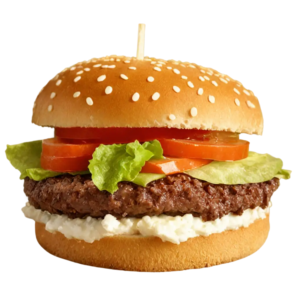 Delicious-Burger-PNG-Mouthwatering-Image-of-a-Gourmet-Burger