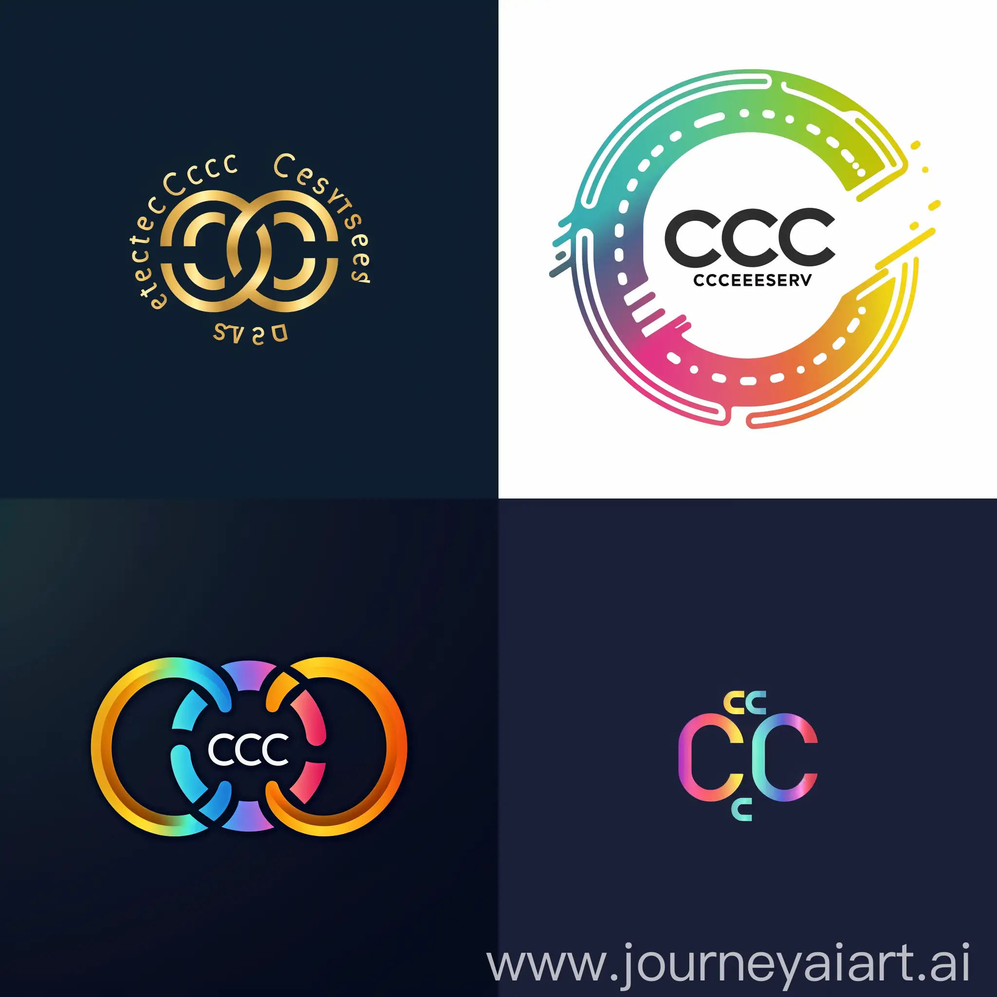 logo for web agency CCC Clean Code Creations and my slogan is web Creations services