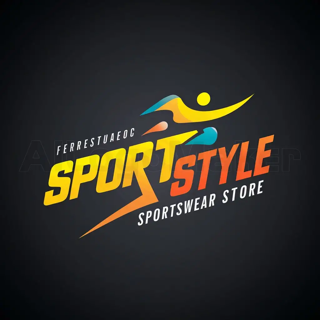 a logo design,with the text "SportStyle", main symbol:Task: To develop a logo for the sportswear store "SportStyle", which will reflect the energy, dynamics and style of our brand.

Basic requirements for the logo:
Use bright and energetic colors.
Visually reflect the theme of the store (sportswear, active lifestyle).
Laconic and memorable design.
Uniqueness and originality.
Additional requirements:

The logo should be universal and suitable for use on various media (including the website, social networks, product labels, etc.).
Target audience: People who are passionate about sports and a healthy lifestyle.,complex,be used in Sports Fitness industry,clear background