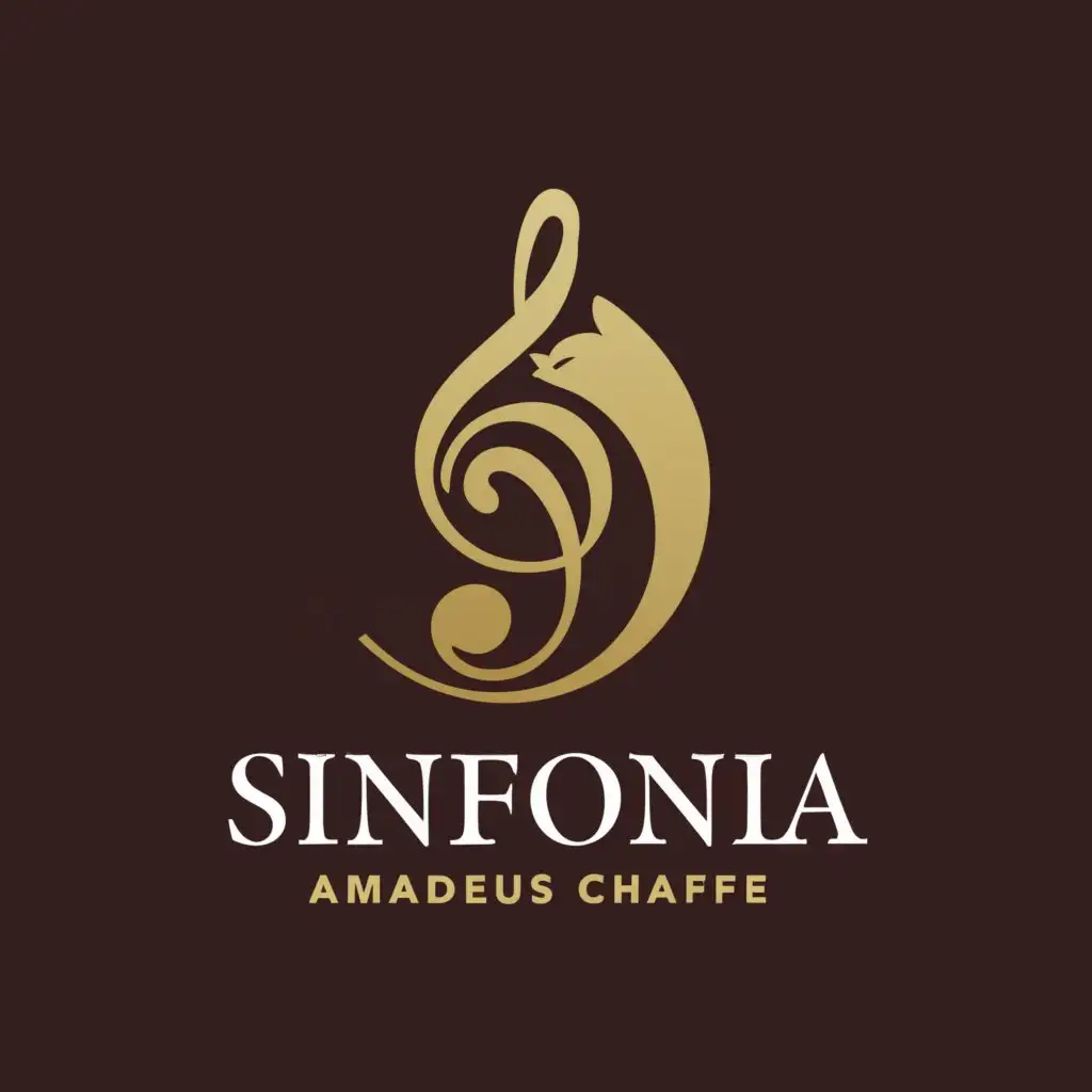 a logo design,with the text "Sinfonia Amadeus Chaffe", main symbol:Music, Symphony, Furry,Moderate,be used in Entertainment industry,clear background