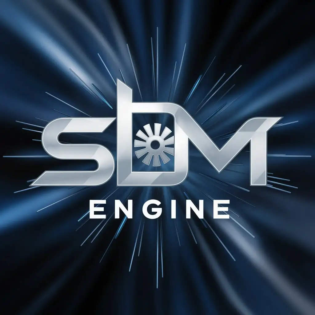 SDM-Engine-Logo-Design-Futuristic-Gaming-Platform-Branding