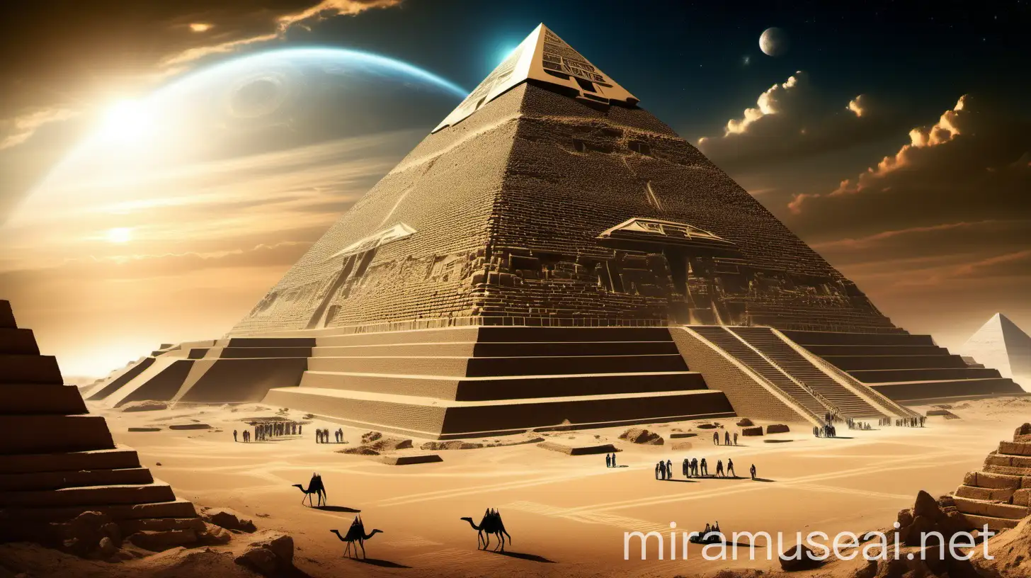Ancient Egyptian Pyramids HumanAlien Collaboration Revealed