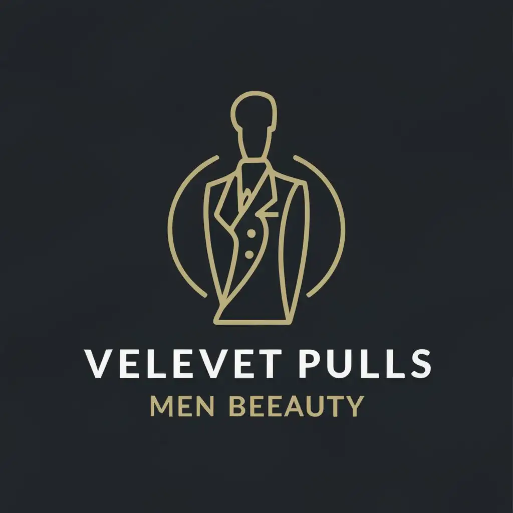 a logo design,with the text "Velvet pulls", main symbol:Mannequin, clothing, men, beauty,Moderate,be used in clothing industry,clear background