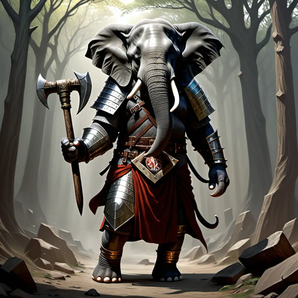 Loxodon-Warrior-in-Hauberk-with-Axe